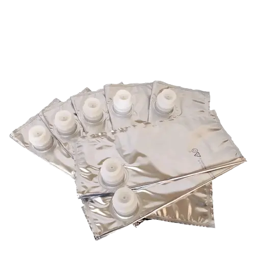 Saco de alta barreira em caixa (BIB) com tampa Scholle 1900 para refrigerante, cola, xarope e sumo | Fabricante e fornecedor de BIB asséptico FDpack