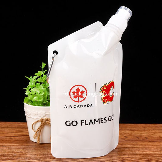 Spout pouch Plastic Flasks For Liquor, Drink Pouches For Adults, Concealable And Reusable Cruise Alcohol Flask Undetectable, rum runner flask cruise kit Sneak Alcohol Anywhere - baginbox - packaging