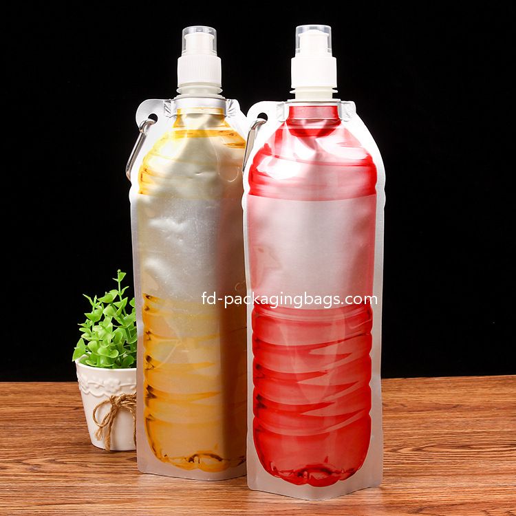 Spout pouch Plastic Liquor Flask Concealable and Reusable Plastic Drinking Flasks Liquor Pouches - baginbox - packaging