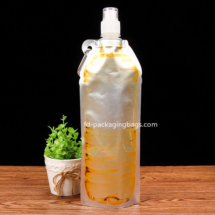 Spout pouch Plastic Liquor Flask Concealable and Reusable Plastic Drinking Flasks Liquor Pouches - baginbox - packaging