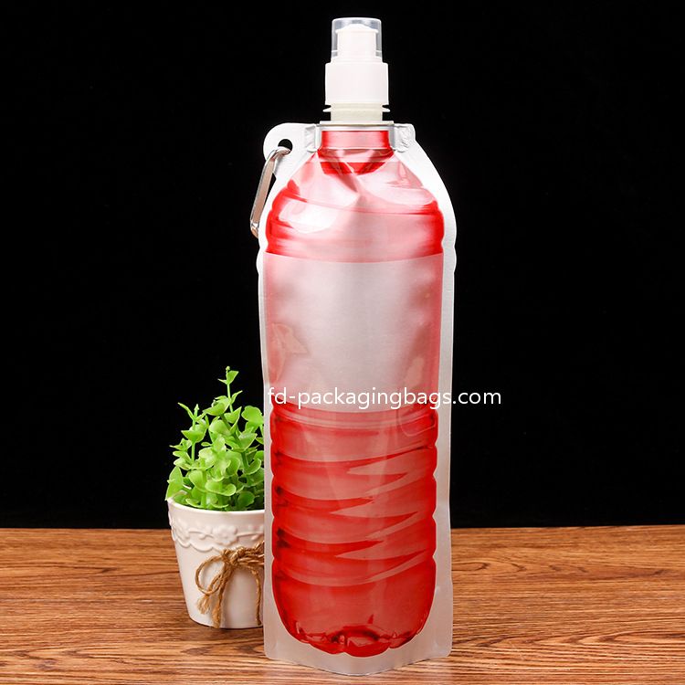 Spout pouch Plastic Liquor Flask Concealable and Reusable Plastic Drinking Flasks Liquor Pouches - baginbox - packaging