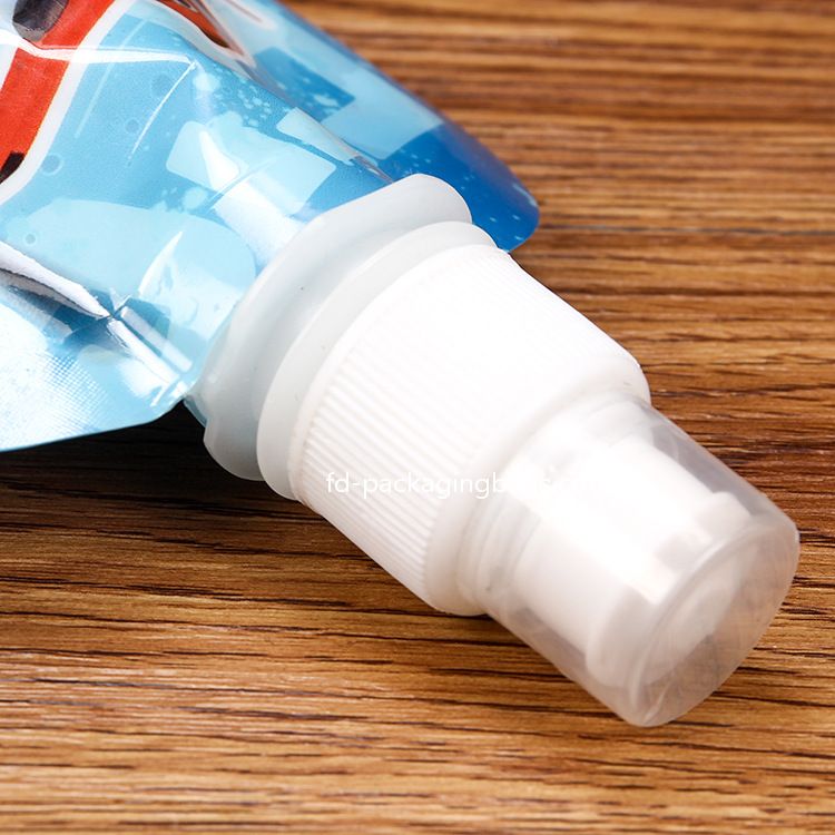 Spout pouch Plastic Liquor Pouches Drinking Flasks, Reusable Liquid Spout Bags - baginbox - packaging