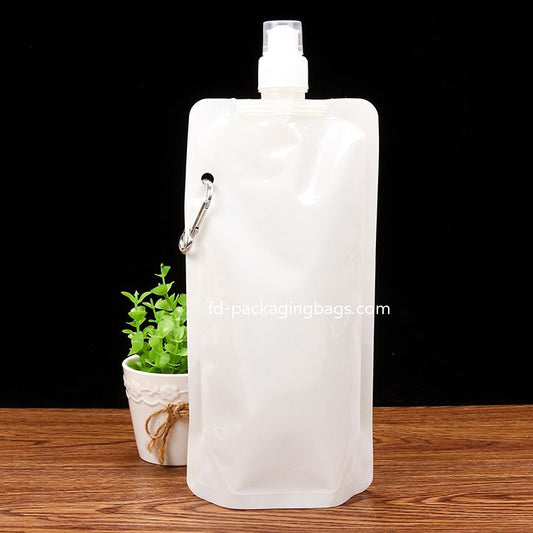 Spout pouch Plastic Liquor Pouches Drinking Flasks, Reusable Liquid Spout Bags - baginbox - packaging