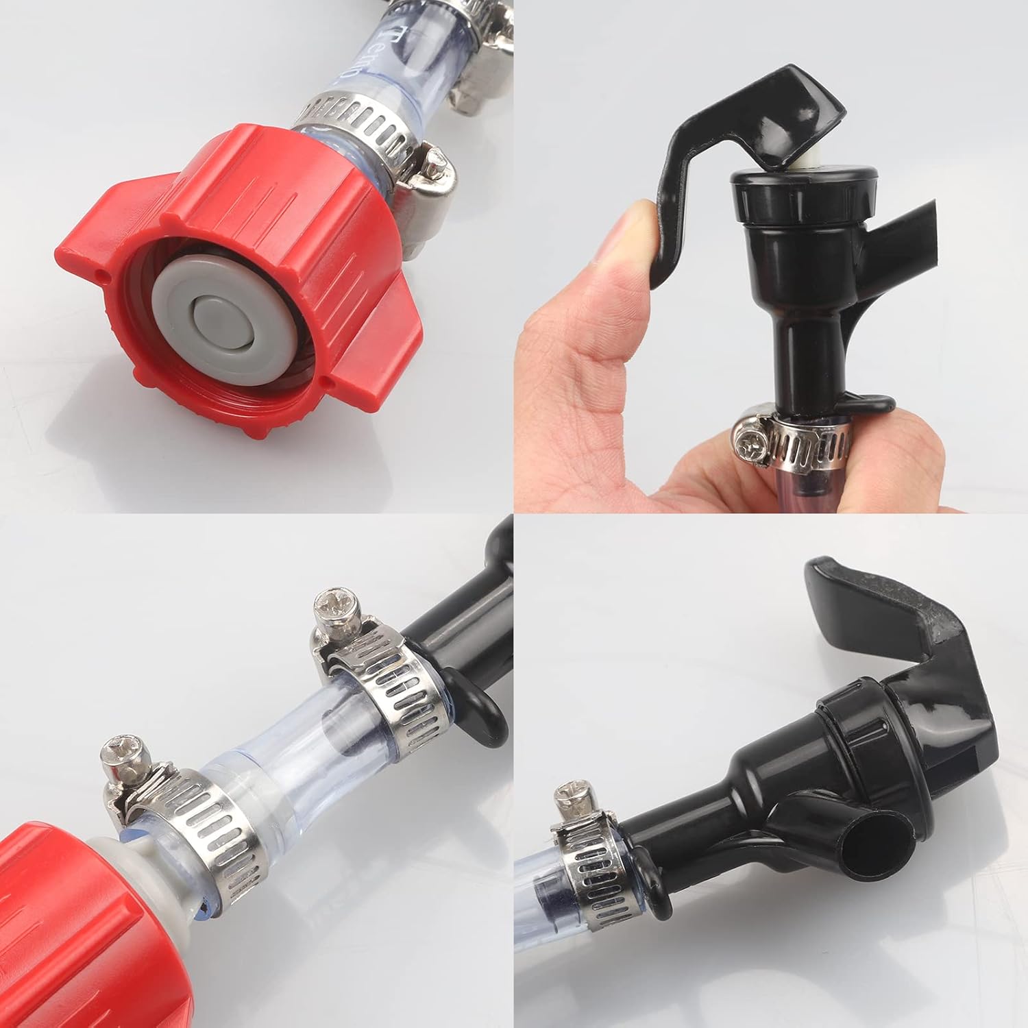 BIB Tap Valve for Coca Cola Bag in Box Syrups Removable Spigot Kit Soda Dispensing Faucet Hose Kit02