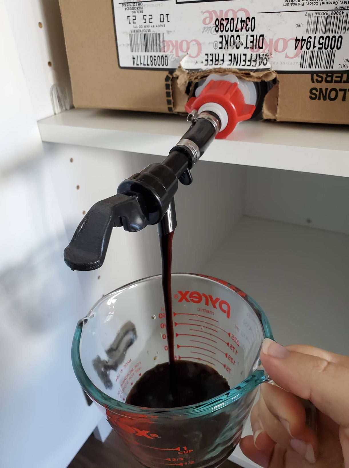BIB Tap Valve for Coca Cola Bag in Box Syrups Removable Spigot Kit Soda Dispensing Faucet Hose Kit (5)02