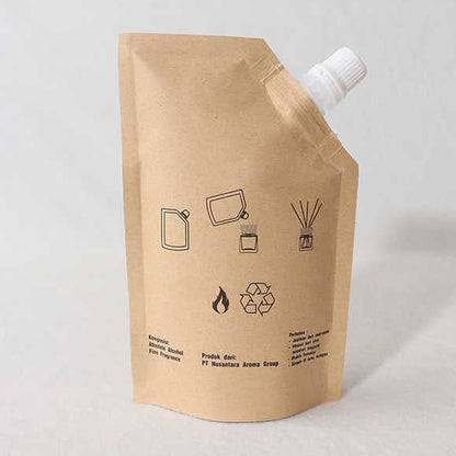 Custom Printed Spout Pouches | Resealable Matte Sauce Packaging 03