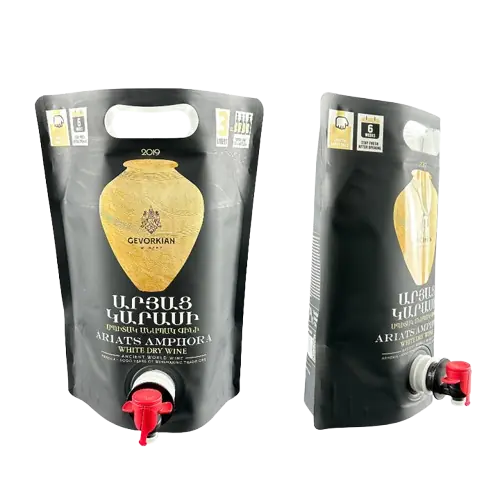 Stand Up Pouch Bag-in-Box (BIB)  for Apple Juice, Wine, Liquor &amp; More _6