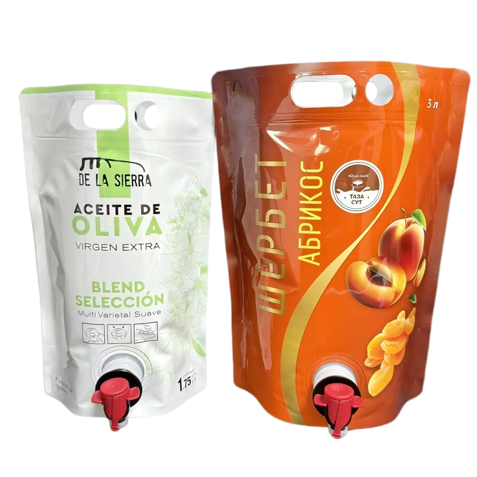 Stand Up Pouch Bag-in-Box (BIB) with Vitop Tap_3