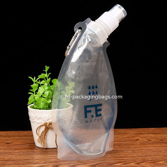 Spout pouch for Adults, Plastic Flask Drink Bags with Funnel, Reusable Plastic Liquor Bags Concealable Alcohol Flask for Cold & Hot Drinks - baginbox - packaging
