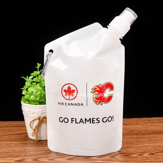 Spout pouch Plastic Flasks For Liquor, Drink Pouches For Adults, Concealable And Reusable Cruise Alcohol Flask Undetectable, rum runner flask cruise kit Sneak Alcohol Anywhere - baginbox - packaging